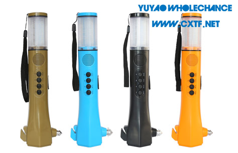 Rechargeable Multifunctional Acousto-optic Alarm Self Rescue Flashlight TL119CF