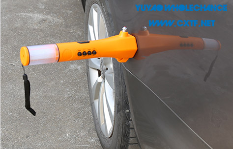 Rechargeable Multifunctional Acousto-optic Alarm Self Rescue Flashlight TL119CF magnetic base